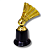 Troféu de Badminton 15cm Base Redonda AX -Y258 - Imagem 1