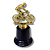 Troféu de Bicicleta 13cm Base Redonda AX - Y260 - Imagem 1