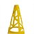 Cone de 18cm Flexível para Treinamento AX Esportes - Amarelo - Imagem 1