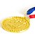 Medalha AX Esportes 50mm Atletismo 3 Alto Relevo Dourada - Y225D - Imagem 3