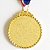 Medalha AX Esportes 50mm Atletismo 3 Alto Relevo Dourada - Y225D - Imagem 2