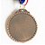 Medalha AX Esportes 50mm Atletismo 3 Alto Relevo Bronzeada - Y225B - Imagem 2