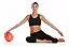 Mini Bola Overball 25cm Laranja (Orange Ball) Liveup - Imagem 4