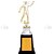 Troféu PZ Futebol 436/5 34cm - 1º Colocado - Imagem 1