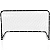 Mini Trave de Futebol Metal Preta AX Esportes com Rede 56x78x54  (Unidade) - Imagem 1