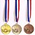 Medalha Gigante AX Esportes 64mm Futebol em Alto Relevo 3D Bronzeada - FA489 (Pç) - Imagem 4