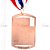 Medalha AX Esportes Futebol Retangular 40x60 Bronzeada - FA469 (Pç) - Imagem 2