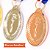 Medalha AX Esportes 64mm Honra ao Mérito Alto Relevo Bronzeada - FA485 - Imagem 2