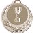 Medalha AX Esportes 55mm Honra ao Mérito Prateada FA468-Pç - Imagem 1