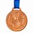 Medalha AX Esportes 41mm Honra ao Mérito Bronzeada - FA 430 Pç - Imagem 1