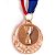 Medalha AX Esportes 40mm Honra ao Mérito Alto Relevo Bronzeada Dupla-Face - FA471 (Pç) - Imagem 1