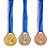 Medalha AX Esportes 35mm Honra ao Mérito Bronzeada-FA466-431-Pç - Imagem 1
