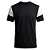 Jogo de Camisa AX Esportes Preto com Branco - 10+1 Numeradas - Imagem 1