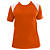 Jogo de Camisa AX Esportes Laranja com Branco - 14+1 Numeradas - Imagem 1