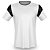 Jogo de Camisa para Futebol AX Esportes Branco com Preto - 10+1 Numeradas - Imagem 1