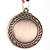 Medalha AX Esportes 50mm A. Marciais Alto Relevo Bronzeada - Y229B - Imagem 2