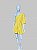 VESTIDO AMARELO TAM P CÓD. 157 - Imagem 1
