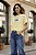 BLUSA AMARELA ESTAMPADA TAM P CÓD. 091 - Imagem 1