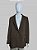 CONJUNTO BLAZER E COLETE MARROM CAFÉ - Imagem 3