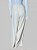 CALÇA OFF WHITE COM LISTRAS MARROM TAM 38 - Imagem 2