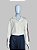 JAQUETA OFF WHITE COM VINHO TAM P - Imagem 1