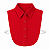 Gola Fake Feminina Gola Falsa Camisa Social Removível Tricoline Algodão viscose Fabricação nacional - Imagem 6