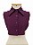 Gola Fake Feminina Gola Falsa Camisa Social Removível Viscose/Algodão Fabricação nacional - Imagem 13