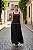VESTIDO LONGO PRETO LINHO P CÓD.358 - Imagem 1