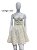 VESTIDO ALÇA DECOTE FRANZIDO P CÓD.523 - Imagem 3