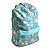 Mochila Juvenil Capricho Liberty Azul Floral c/ self Ligth - Imagem 1