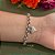 Pulseira com pingente de coração - Imagem 3