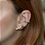 Brinco ear cuff com mix de pérolas - Imagem 3