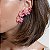 Brinco ear cuff pink - Imagem 1