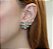 Brinco Ear Cuff mix de cristais - Imagem 3