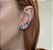 Brinco Ear Cuff mix de cristais - Imagem 2