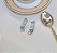Brinco Ear Cuff mix de cristais - Imagem 1