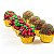 Muffin Natal Brigadeiro com M&M's - Imagem 1
