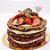 Torta Naked Cake deFrutas Vermelhas Média - Imagem 1
