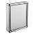 Armario Banheiro Perfil De Aluminio C/ Espelho LBP12/S Astra - Imagem 2