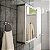 Armario Banheiro Perfil De Aluminio C/ Espelho LBP12/S Astra - Imagem 8