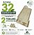 Kit 10 Telha Portuguesa Injetada, Cor Âmbar 40x21cm 100% Reciclada - Imagem 2