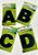 Letras Residenciais 10 cm Preto CAIXA ALTA 3D ABS - Imagem 1