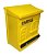 Caixa De Correio Correspondência Plástico PP 24x20x12cm - Cor Amarelo - Imagem 4