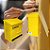 Caixa De Correio Correspondência Plástico PP 24x20x12cm - Cor Amarelo - Imagem 1