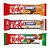 Kit 3 Barras De Chocolate KitKat Branco Amendoim e Avelã 40g - Imagem 1