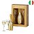 Kit Espumante Brut Italiano Bottega Gold + 2 Taças Cristal - Imagem 1