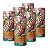 Kit 6 Chás Preto Importado Arizona Sabor Pêssego 290ml - Imagem 1