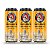 Kit 3 Cervejas Alemã Paulaner Munchner Hell Importado Lata 500ml + Copo Prost - Imagem 3