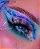 Lente de contato Scarlet Witch Blue | BRILLIANT EYES - Imagem 1
