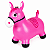 Cavalinho Upa Upa Infantil com Som e Luzes (ROSA) - Imagem 1